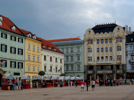 Main square in Bratislava